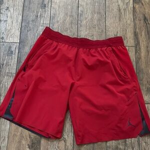 Men's Jordan Red Athletic Shorts